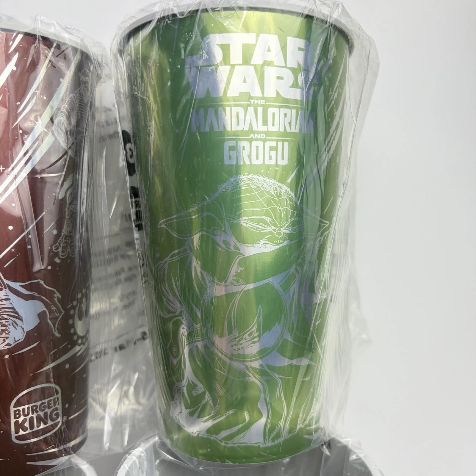 Burger King Star Wars The Mandalorian And Grogu, Complete Set 4 Cups 2026