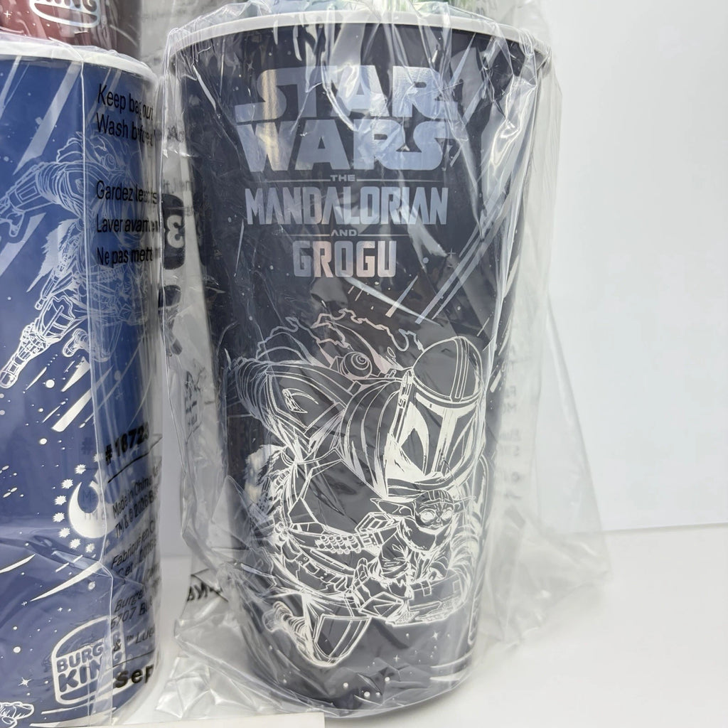 Burger King Star Wars The Mandalorian And Grogu, Complete Set 4 Cups 2026