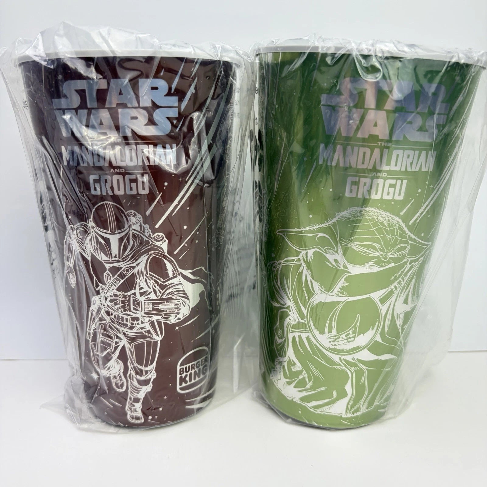 Burger King Star Wars The Mandalorian And Grogu, Complete Set 4 Cups 2026