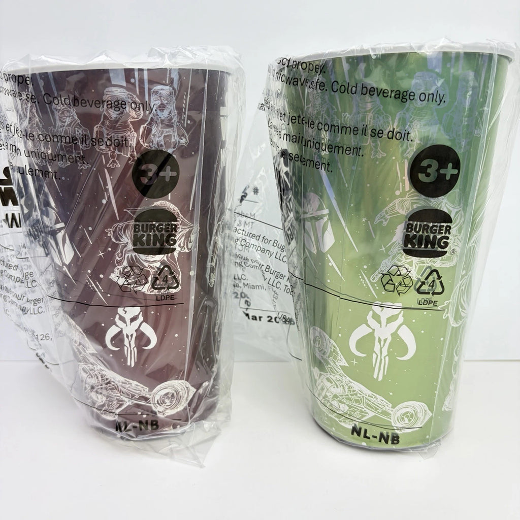 Burger King Star Wars The Mandalorian And Grogu, Complete Set 4 Cups 2026